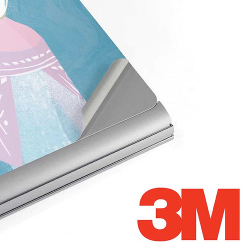 Disney Frozen Ice Blue Elsa Art Surface Book 2 13.5in Skin